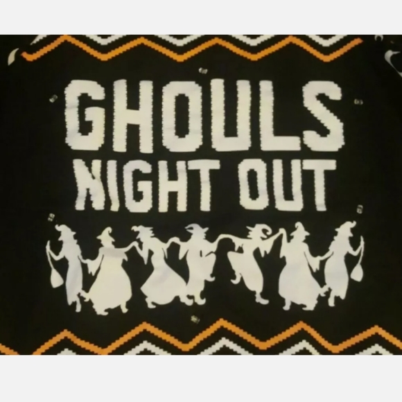 Halloween Sweater LED CHANGING LIGHTS - Picture 2 of 5